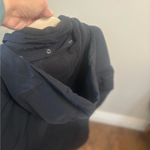 LANDS’ END Squall Small Black Hooded Waterproof Insulated Coat Jacket - Picture 9 of 10